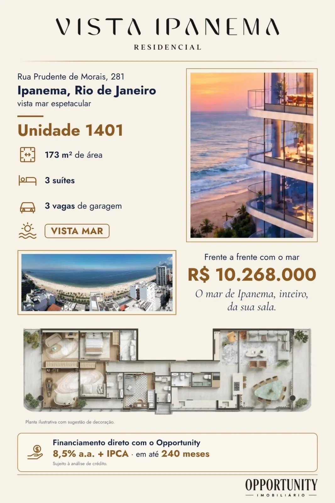 3 QUARTOS E 3 SUITES