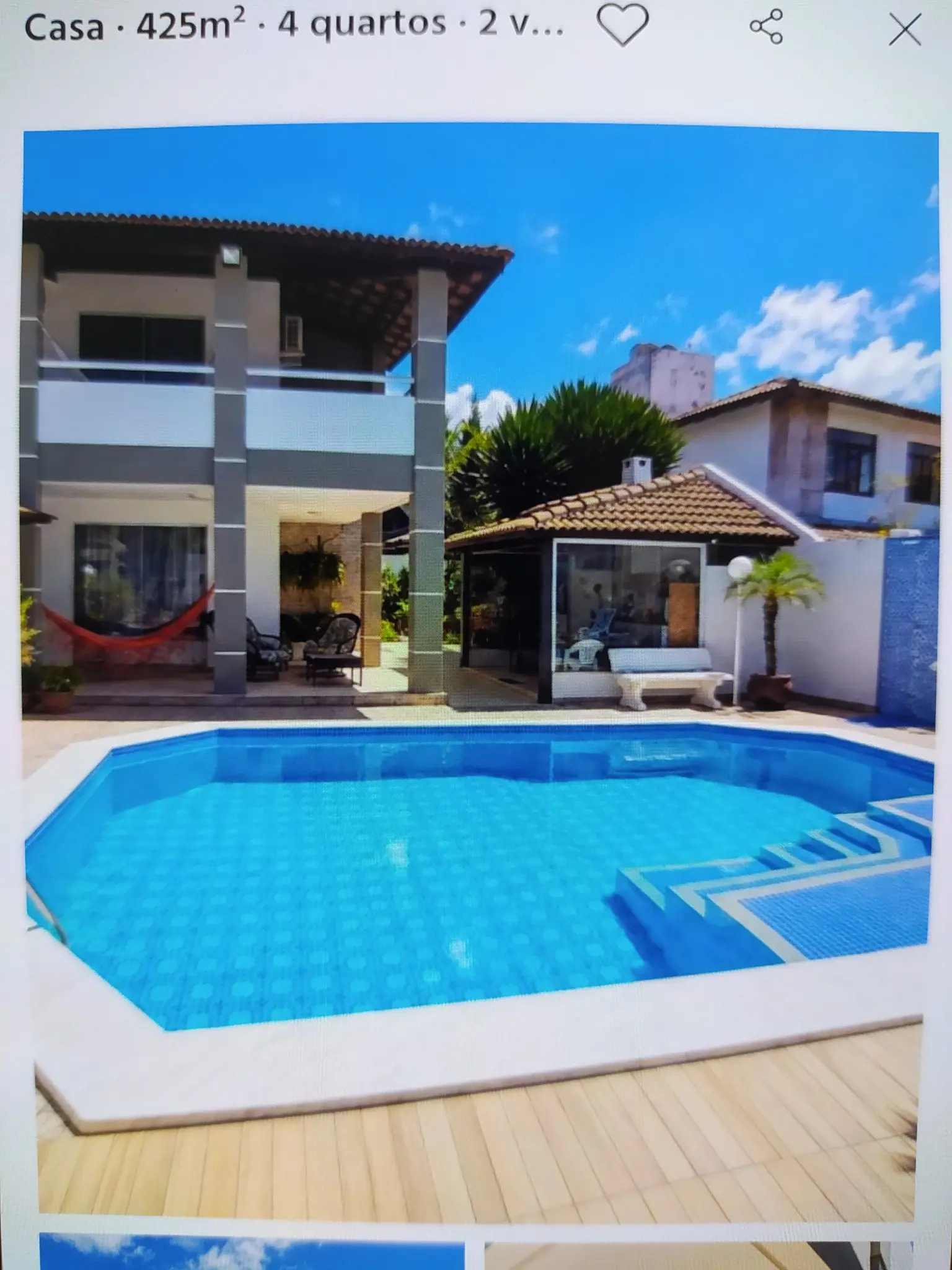 CASA AMPLA COM PISCINA E ENERGIA SOLAR EM VILAS DO ATLÂNTICO